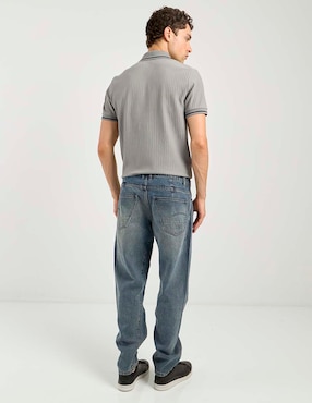 Jeans straight That's It deslavado para hombre