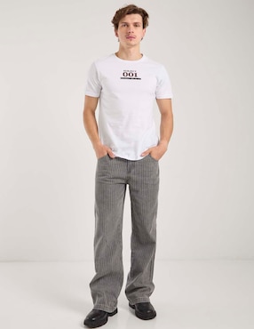 Jeans straight That's It lavado obscuro para hombre