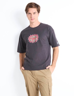 Playera Hollister cuello redondo para hombre