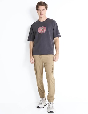 Playera Hollister cuello redondo para hombre