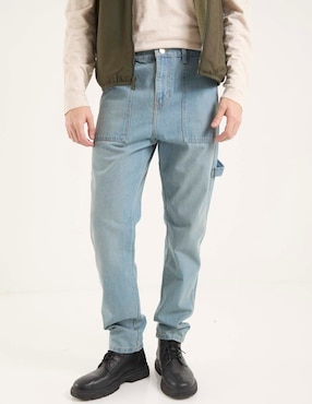 Jeans carpenter straight That's It lavado sand blast para hombre