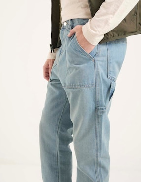 Jeans carpenter straight That's It lavado sand blast para hombre