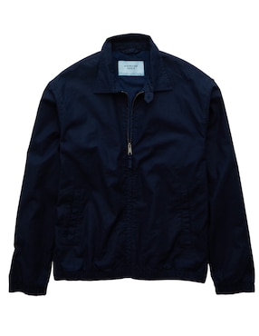 Chamarra casual American Eagle de material lino para hombre