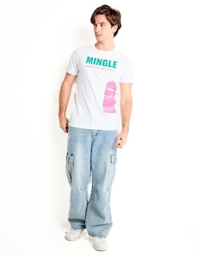 Playera Mingle cuello redondo para hombre