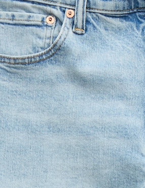 Jeans straight American Eagle lavado claro para hombre