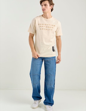 Jeans straight That's It lavado claro para hombre