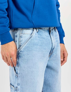 Jeans relaxed straight That's It lavado stone wash para hombre