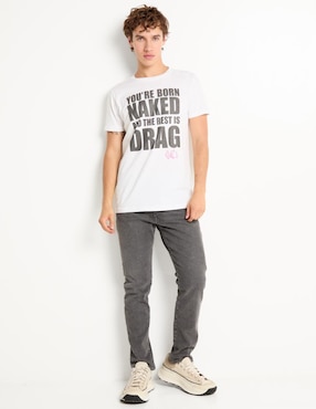 Playera Tee Bar cuello redondo para hombre