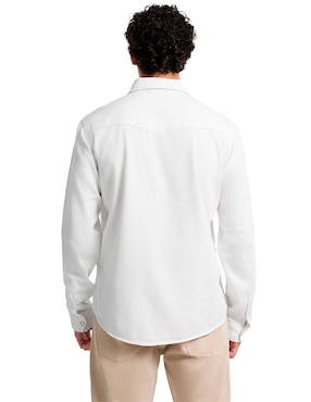 Camisa casual Guess Jeans de algodón manga larga para hombre