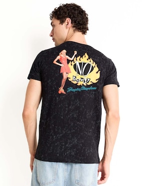 Playera Tee Bar cuello redondo para hombre