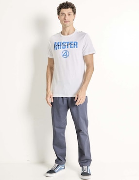 Playera Tee Bar mister fantastic 4 cuello redondo para hombre