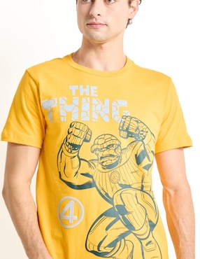 Playera Tee Bar los 4 fantásticos cuello redondo para hombre