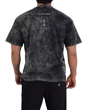 Playera John Leopard bushido cuello redondo para hombre