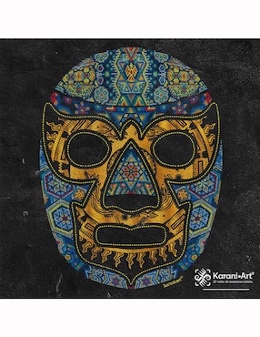 Playera Karani-Art luchol cultura mexicana cuello redondo para hombre