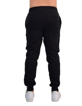 Jogger regular John Leopard Chillout Power Logo con bolsillos para hombre