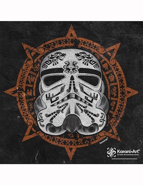 Playera Karani-Art azteca cuello redondo para hombre