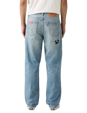 Jeans straight Levi's x Ts loose jean x Ts dx print pnt lavado obscuro para hombre