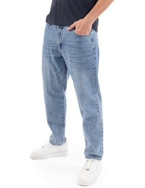 Jeans slim Forever 21 lavado medio para hombre