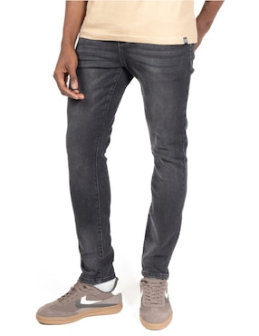 Jeans slim Forever 21 deslavado para hombre