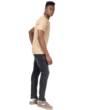 Jeans slim Forever 21 deslavado para hombre