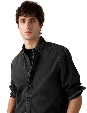 Camisa casual Levi's de algodón manga larga para hombre