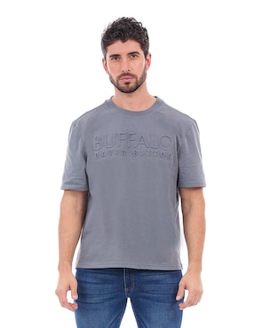 Playera Buffalo Jeans David Bitton cuello redondo para hombre