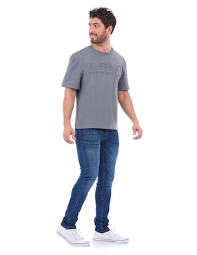 Playera Buffalo Jeans David Bitton cuello redondo para hombre