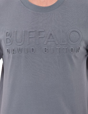 Playera Buffalo Jeans David Bitton cuello redondo para hombre