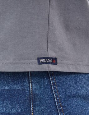 Playera Buffalo Jeans David Bitton cuello redondo para hombre