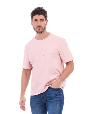 Playera Buffalo Jeans David Bitton cuello redondo para hombre