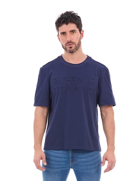 Playera Buffalo Jeans David Bitton cuello redondo para hombre