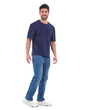 Playera Buffalo Jeans David Bitton cuello redondo para hombre