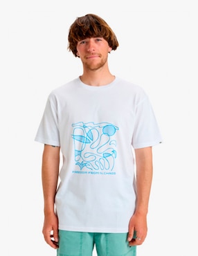 Playera Quiksilver evo abstract chaos cuello redondo para hombre