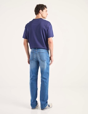 Jeans straight 365 Essential lavado medio para hombre