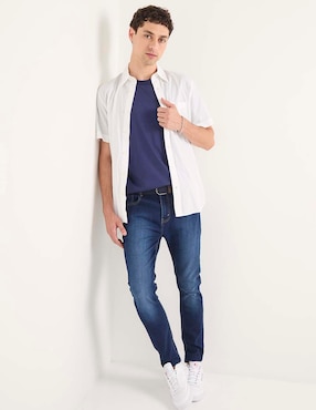 Jeans skinny 365 Essential deslavado para hombre