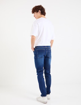 Jeans slim 365 Essential lavado obscuro para hombre