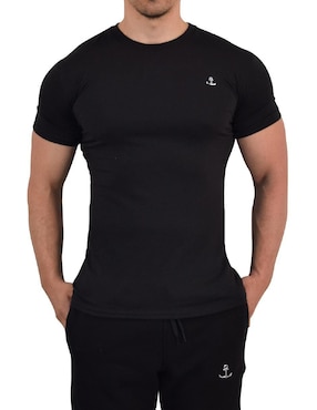 Playera John Leopard cuello redondo para hombre