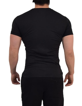 Playera John Leopard cuello redondo para hombre