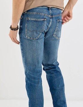 Jeans slim American Eagle deslavado para hombre