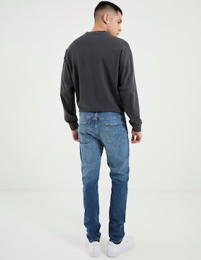 Jeans slim American Eagle Mens Slim Denim deslavado para hombre