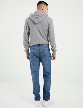 Jeans straight American Eagle deslavado para hombre