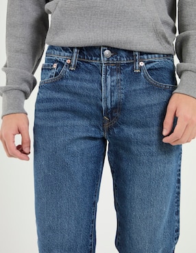 Jeans straight American Eagle deslavado para hombre