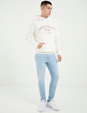 Jeans skinny American Eagle lavado claro para hombre