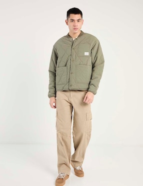 Chamarra capitonada Jack & Jones con bolsillos para hombre