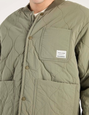 Chamarra capitonada Jack & Jones con bolsillos para hombre