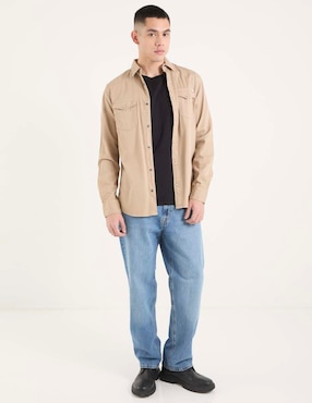 Jeans straight Jack & Jones lavado claro para hombre