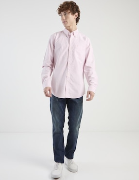 Jeans straight American Eagle lavado medio para hombre