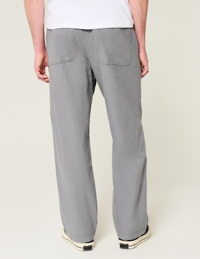 Pantalón baggy Hollister de algodón para hombre