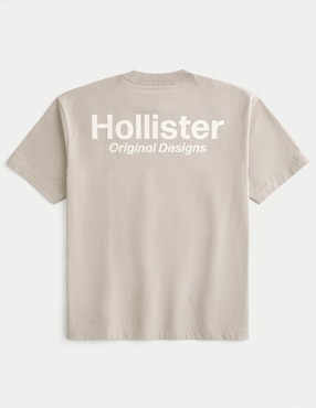 Playera Hollister cuello redondo para hombre