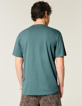 Playera Hollister cuello redondo para hombre